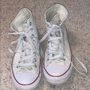 White High-Top Converse